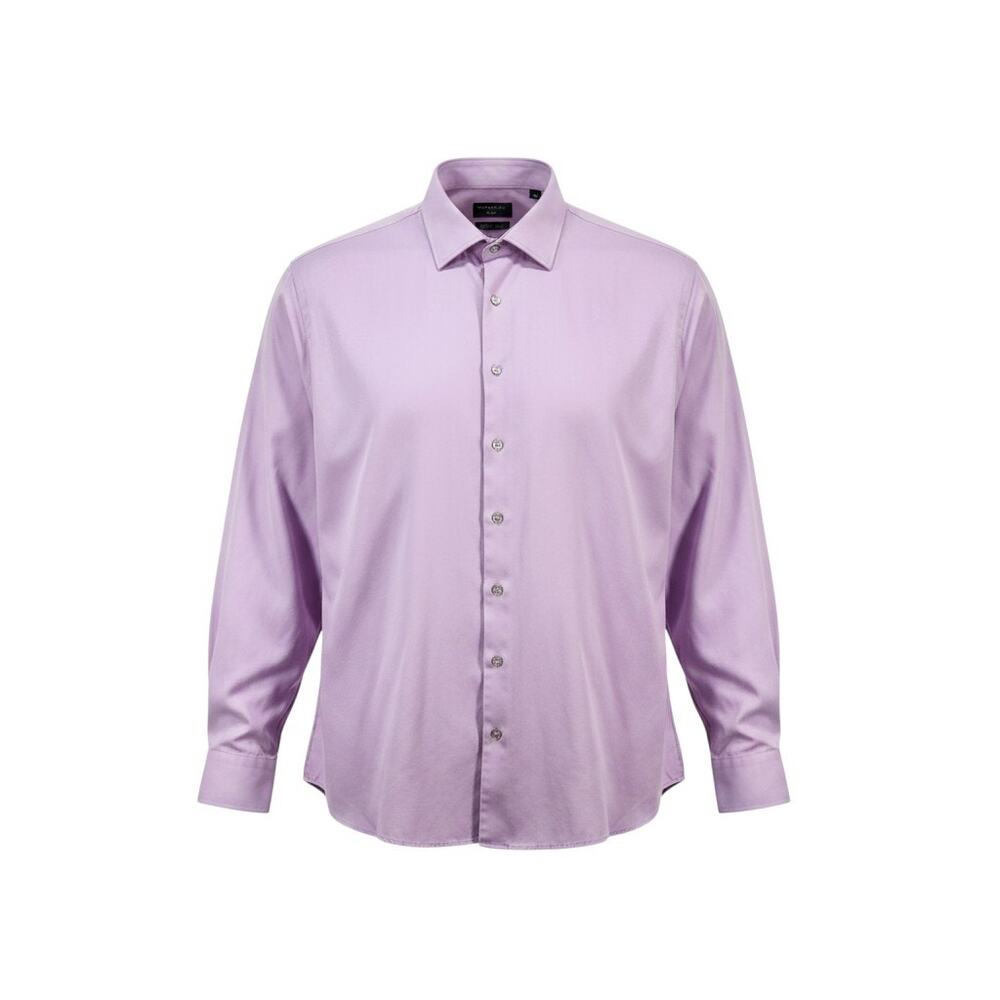 Shaquille O'Neal Big Fit Dress Shirt Purple Long Sleeve Men's 19 36/37